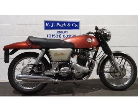 Norton Commando fastback motorcycle. 1969. 749cc.Frame No. 131029.Engine No. 20MB/131046.Restored over long period, much stai
