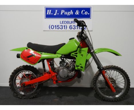 Kawasaki kids scrambler. Frame No. KX060B - 009878 Engine No. KX060B - E037687No docs. 