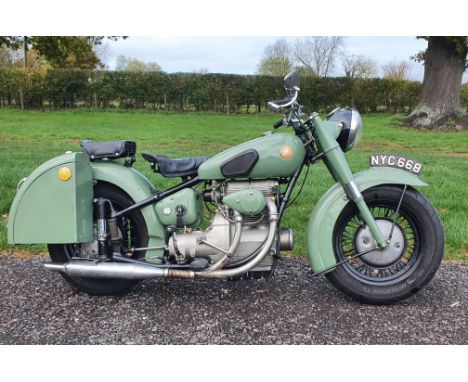 Sunbeam S7 Deluxe motorcycle. 1952. 500cc. Frame No. S75815 Engine No. S89016Property of a deceased estate. Owner purchased i