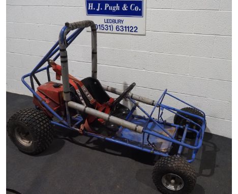Wasp go kart, 250cc, engine turns over. 
