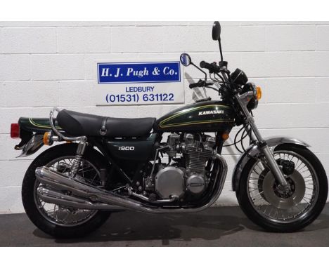 Kawasaki Z900 motorcycle. 1975. 903ccFrame No. Z1F-504421.Engine No. Z1E-102391.Purchased from DK Motorcycle in 2012, total 1