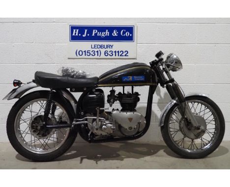 Norton Triton 650 motorcycle project. 1956. 650ccFrame No. L1466751Engine No. 6T48970Fitted with Triumph 6T engine. Reg. NWS 