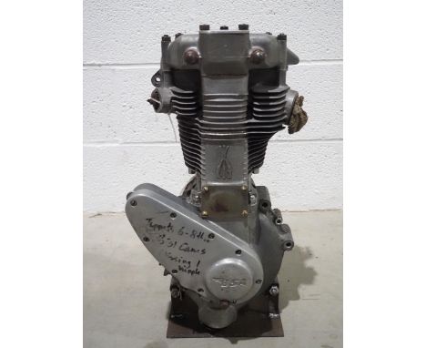 BSA DBD34 Goldstar competition engine. 1950/53.500cc. Reconditioned. The BB tophalf enables fitting into swinging arm frame. 