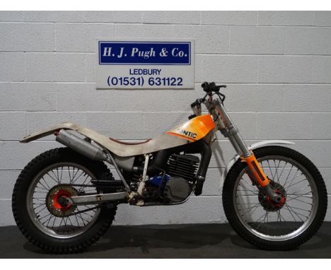 Fantic 307 trials bike. 1990.Frame No. 6406030.Non runner but engine turns over 