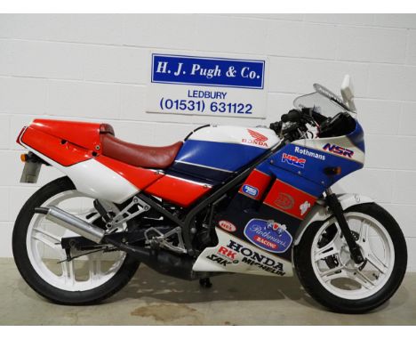 Honda NS 125 R-L motorcycle. 1992. 124cc. 7,039 miles. Genuine 2 stroke motorcycle. Reg. K794 EHK. With key. V5 