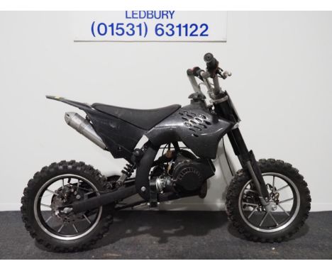 KXD 03 kids scrambler. Matching frame and engine No. JLM2010006122 No docs. 