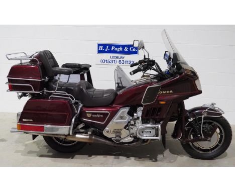 Honda GL1200D-G Goldwing with Squire sidecar. 1987. 1200cc. Runs and rides, but needs battery and recommissioning. Has been d