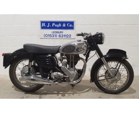Norton Model 50 motorcycle, 1956, 350cc.Frame no. L1368669Engine no. 68669LDRuns and rides, first registered in the channel i