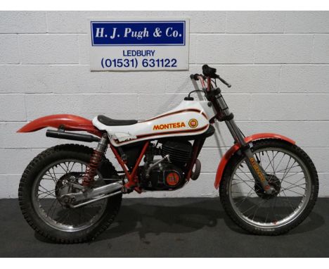 Montesa Cota trails motorcycle. 1983. 250cc.Frame No. 39MO0872.Engine No. 39MO0872.Good compression. 