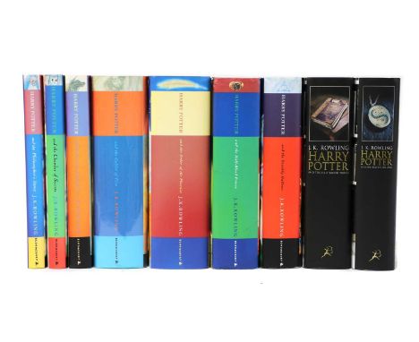 The Harry Potter series of books by J. K Rowlingall very good or fine copies, with dust jackets, comprising The Philosopher's