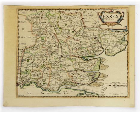 Collection of Maps: Bowen, E: An accurate map of the county of ESSEX divided into its hundreds. R Wilkinson, no date, c1780. 