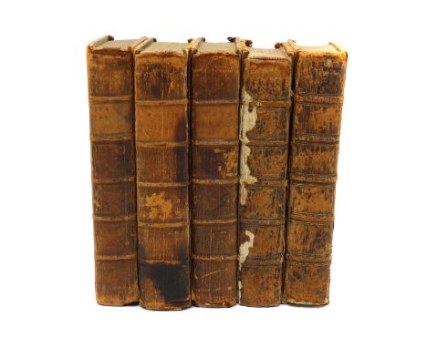 Ramsay: The History of Henri de la Tour, in 2 vols. 1740, with a portrait, trimmed and pasted to front endpaper as a frontis.