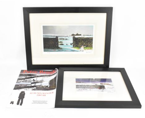 Peter Brook (1927-2009) British 'Exciting Global Changes', limited edition 69/195, 14 cm x 27 cm, signed and numbered below t