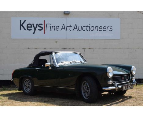 1969 MG Midget MKII 'Round Wheel Arch' in British Racing Green and Black Interior.The MG Midget first appeared in 1961, a dev