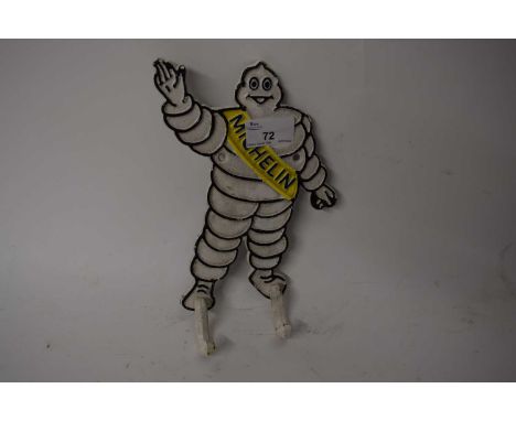 Small cast iron advertising coat hook 'Michelin Tyres'