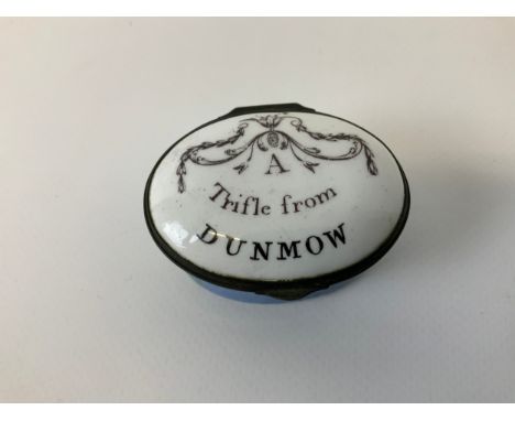 Georgian Bilston 18th Century Mirrored Patch Box - Trifle from Dunmow 