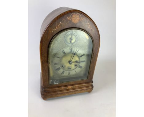 Inlaid Mantel Clock - Gustav Becker - 40cm High 