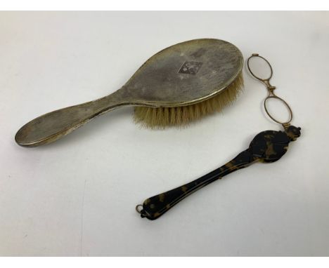 Silver Brush and Lorgnette 