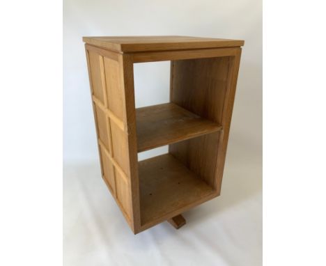 Robert "Mouseman" Thompson Oak Revolving Bookcase - 92cm High 