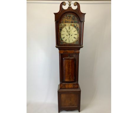 Mahogany Longcase Clock - Seen Running 