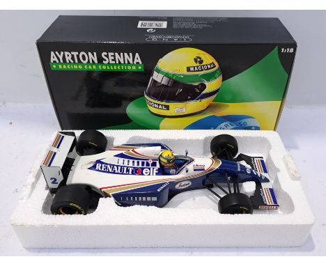 Minichamps 1/18th scale Ayrton Senna Collection 540941802 Williams Renault FW16. Although unchecked for completeness conditio