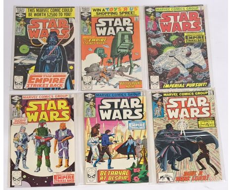 Marvel Comics Star Wars #39 to #44. Complete original colour Movie Adaptation of Star Wars V The Empire Strikes Back.&nbsp; I