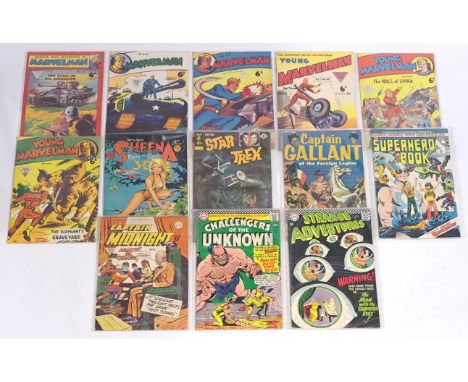 Quantity of DC, Gold Key, L Miller &amp; Son &amp; similar, Superhero &amp; similar Comics. Includes Marvelman, Young Marvelm