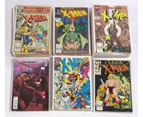 Quantity of Marvel The Uncanny X-Men, X-Men &amp; Classic X-Men Comics.&nbsp; Bronze to Modern Age, a bagged &amp; boarded or