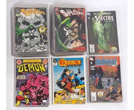 Quantity of DC The Spectre, The Demon, The Question &amp; similar Comics.&nbsp; Bronze&nbsp;to Modern Age, a bagged &amp; boa