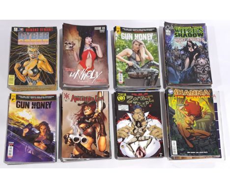 Large Quantity of Mixed Publishers Superhero &amp; similar Comics. Includes Dark Horse, Image, Boom!, IDW, Fleetway &amp; Val