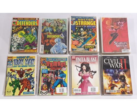 Quantity of Marvel Superhero &amp; similar Comics. Includes The Defenders, The Defenders (Vol. 6) #1 Signed by Writer Al Ewin