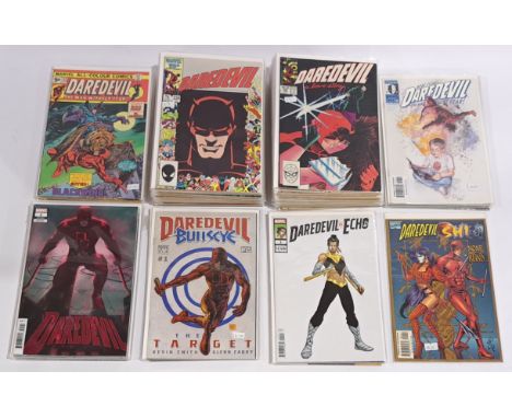 Quantity of Marvel Daredevil Comics.&nbsp; Bronze to Modern Age, a bagged &amp; boarded, bagged or unbagged group.&nbsp; Alth