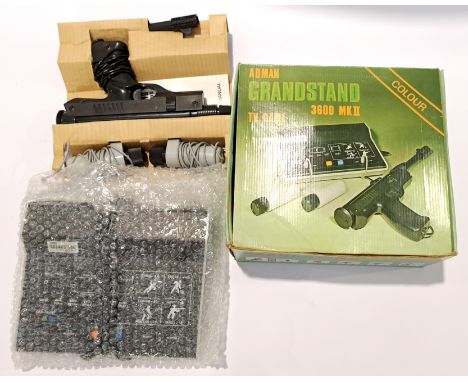 Adman, a boxed Grandstand 3600 Mk II Console. Although unchecked for completeness or if in working order condition appears ge