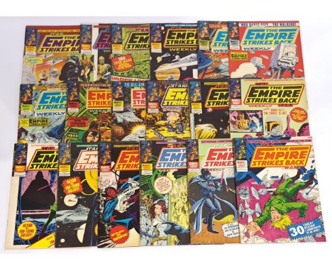 Marvel Comics UK Star Wars The Empire Strikes Back Weekly #118 to #135. Black &amp; White reprinting of the complete original