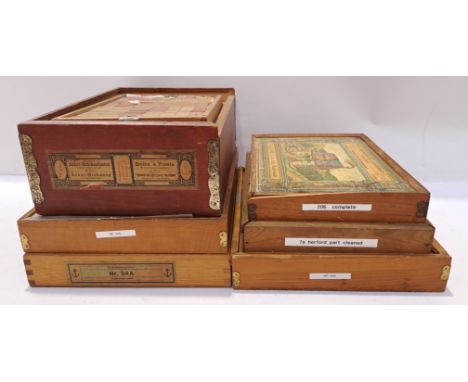 Anchor/Anker, a boxed group of "Vintage" Construction Brick Sets. Includes set "Nr. 24A" with others. Although unchecked for 