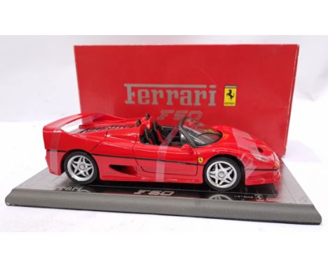 GWILO International Limited, a boxed 1:18 Scale "Ferrari F50" Model. Although unchecked for completeness condition appears ge