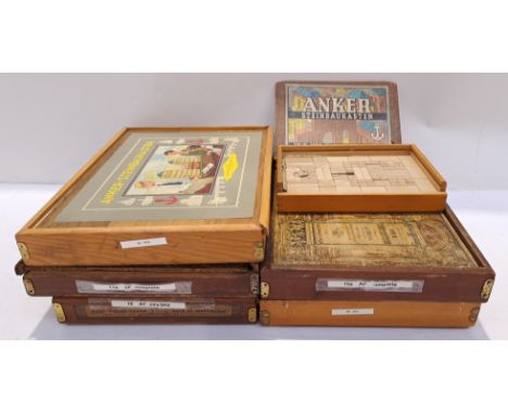 Anchor/Anker, a boxed group of "Vintage" Construction Brick Sets. Includes set "15a" with others. Although unchecked for comp