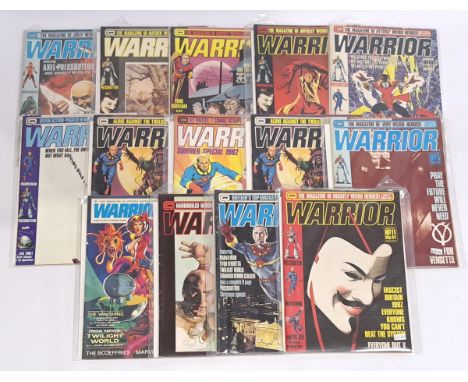 Quantity of Quality Comics Warrior UK Monthly Comics. Includes V for Vendetta &amp; Marvelman. Bronze to Copper Age, a bagged