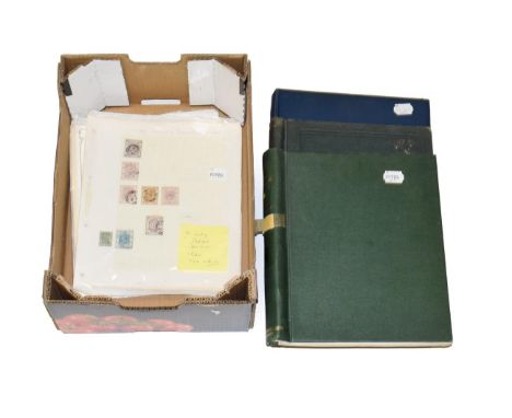 GB collection in three albums, mainly used values QV line engraved to QEII in mixed condition. Small range of Commonwealth on