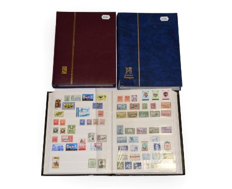 Three large stock books mint stamp from Commonwealth 1929 - 1978 issues A-Z much of interest many in sets. Falkland Islands a