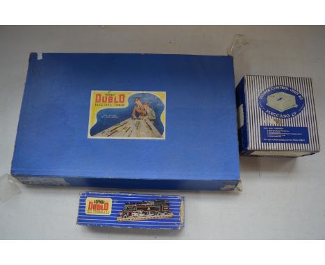 Vintage boxed Hornby Dublo OO gauge EDP12 electric Passenger Train set with BR Duchess Of Montrose loco and tender (contents 