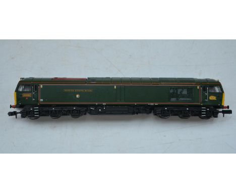 Boxed Graham Farish N gauge 371-350Z Class 60 60081 "Isambard Kingdom Brunel" electric train model, DCC ready in mint conditi