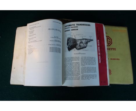 MG Magnette workshop manual, Ford Corsair 4 workshop manual &amp; a Reliant Regal Mark III IV V VI Car &amp; Van workshop man