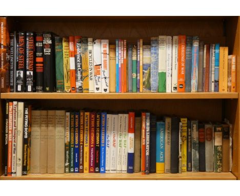 A collection of military books, titles including- Pageant of the Air, The Lancaster at War, Ultra goes to War and Evidence in