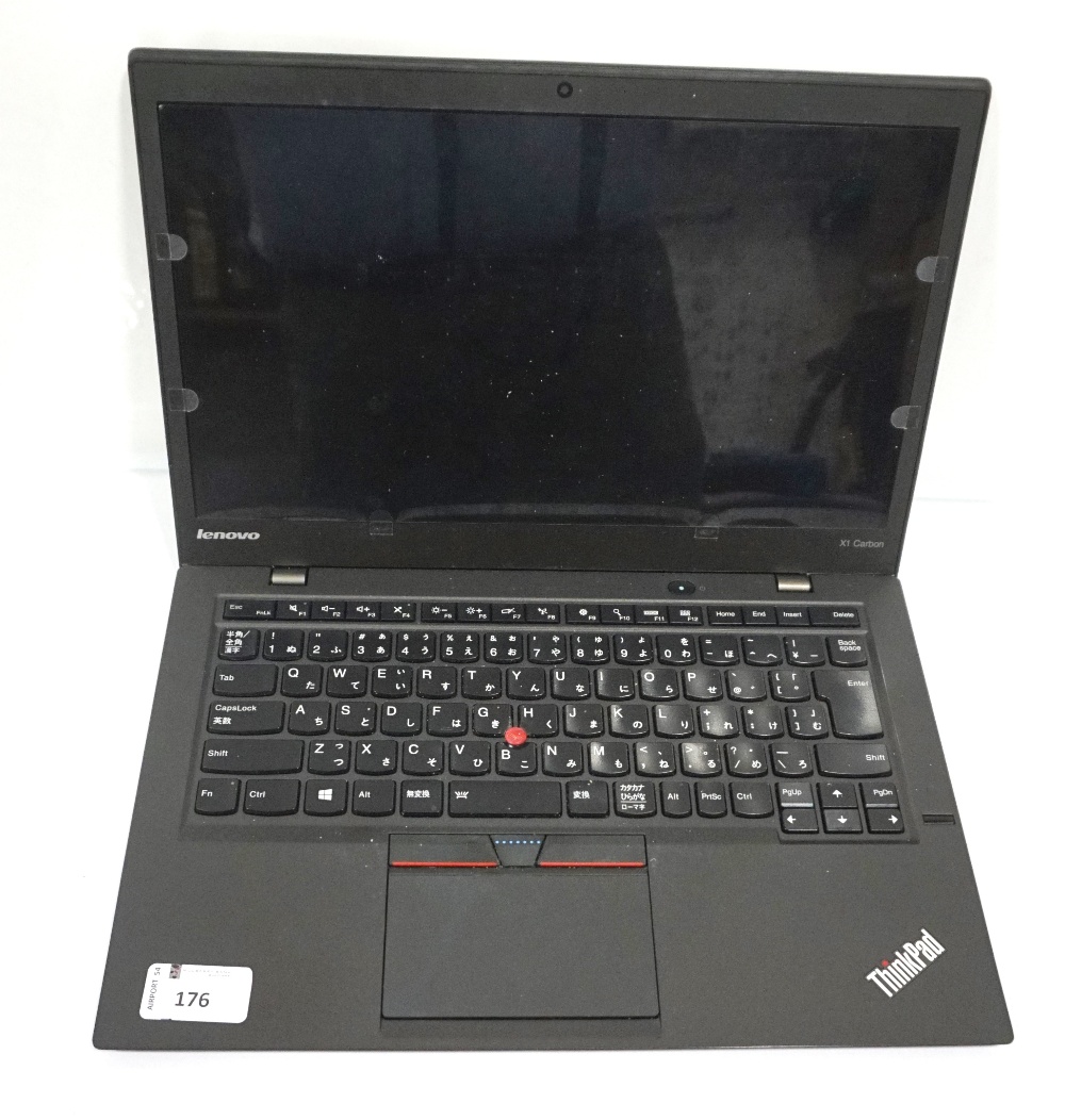 LENOVO THINKPAD X1 CARBON LAPTOP serial number: 1s20BTS0PS02R90H5HB9 ...