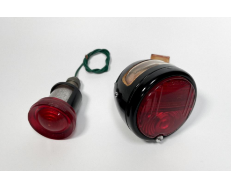 1930&rsquo;s new unused old stock original &ldquo;Pork Pie tail/brake light&rdquo; and rear running light as fitted to variou