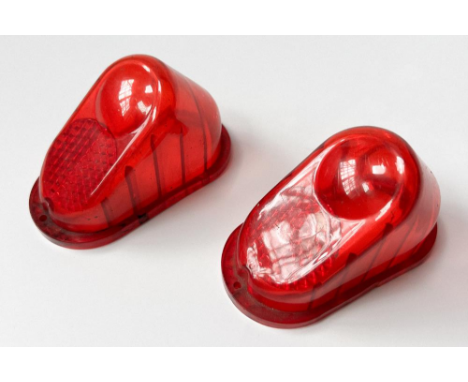 2 x new old stock unused rear tail light lens covers. unboxed but in good condition. as fitted to various vehicles, predomina