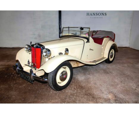 1950 MG TD – Registration GVJ 735 This one owner MG TD has been lovingly maintained, with a solid body and a clean chassis. R