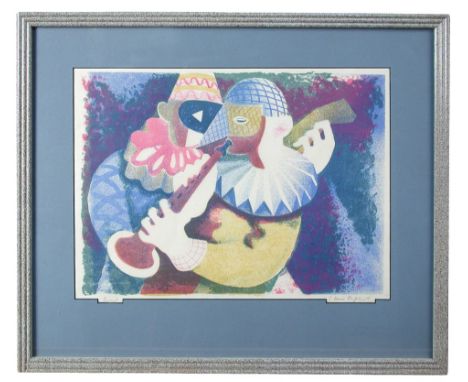 § S Horne Shepherd (Scottish, 1909-1993 Concert signed lower right "S Horne Shepherd" lithograph 29 x 40cm (11 x 16in)  Condi