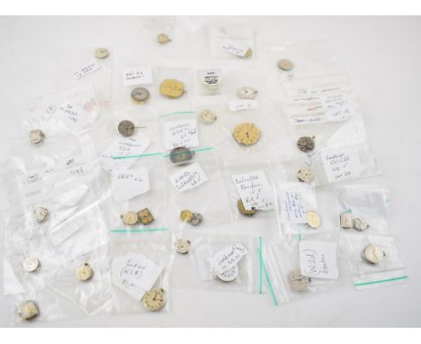 A collection of 25 vintage and antique watch movements. Of note several working examples by manuafactureres Tissot, Longines,